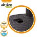 Base para sombrilla circular antracita 25-48 mm Aktive Base para sombrilla circular antracita 25-48 mm Aktive Gris