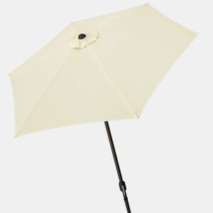 Guarda-sol hexagonal 250 cm amarelo claro cabo de alumínio Aktive Garden