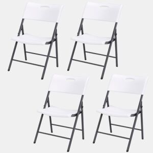 Pack 4 sillas plegables blancas LIFETIME