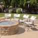 Pack 4 sillas plegables blancas LIFETIME Pack 4 sillas plegables blancas LIFETIME Blanco