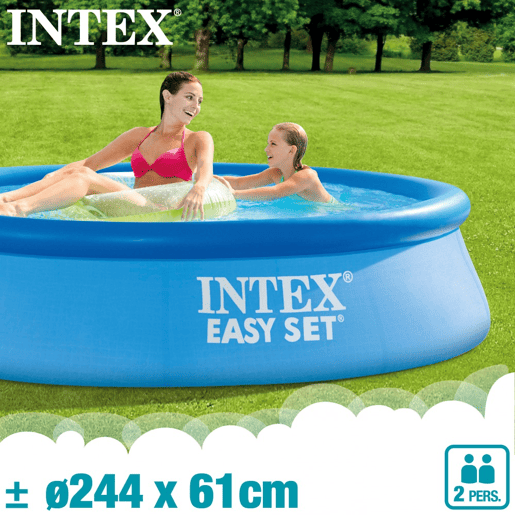 Piscina insuflável INTEX Easy Set com sistema de filtragem