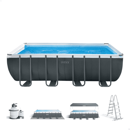INTEX Ultra XTR Frame piscina rectangular amovível 549x274x132 + sistema de filtragem
