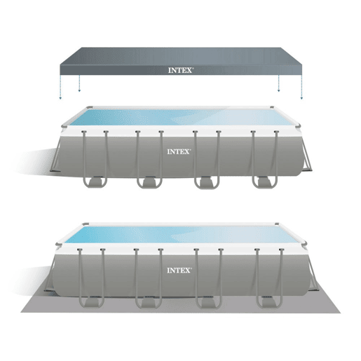 INTEX Ultra XTR Frame piscina rectangular amovível 549x274x132 + sistema de filtragem