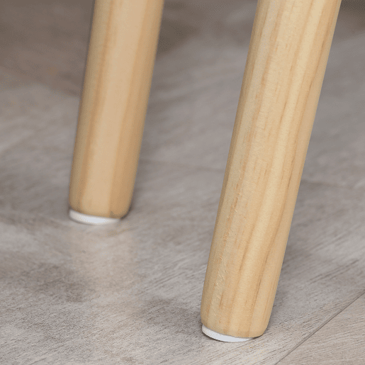 HOMCOM Conjunto de 2 Mesas Auxiliares com Pés de Madeira Mesas de Café para Sala de Estar Dormitório Escritório 59,5x39,5x45cm e 44,5x28,5x40cm Branco HOMCOM Conjunto de 2 Mesas Auxiliares com Pés de Madeira Mesas de Café para Sala de Estar Dormitório Escritório 59,5x39,5x45cm e 44,5x28,5x40cm Branco