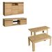 Set Aparador, Mesa de Centro, Mueble TV 140 Set Aparador, Mesa de Centro, Mueble TV 140 Roble