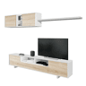 Mobiliário de sala de jantar Belus Branco brilhante - Carvalho canadiano 200104,8+95,2 x 4634,7 x 41  28,2  21 cm