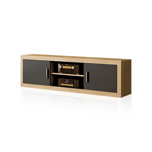 Unidade base Nuka de 2 portas Cambria - Grafite 180 x 50 x 41,4 cm Unidade base Nuka de 2 portas Cambria - Grafite 180 x 50 x 41,4 cm