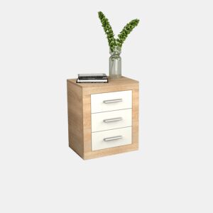Mesa de cabeceira Lara Cambria - Branco 50 x 61 x 35 cm