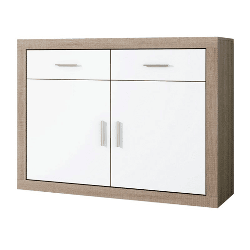 Aparador Nuka Cambria - Branco 120 x 90,2 x 41,4 cm