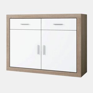 Aparador Nuka Cambria - Branco 120 x 90,2 x 41,4 cm