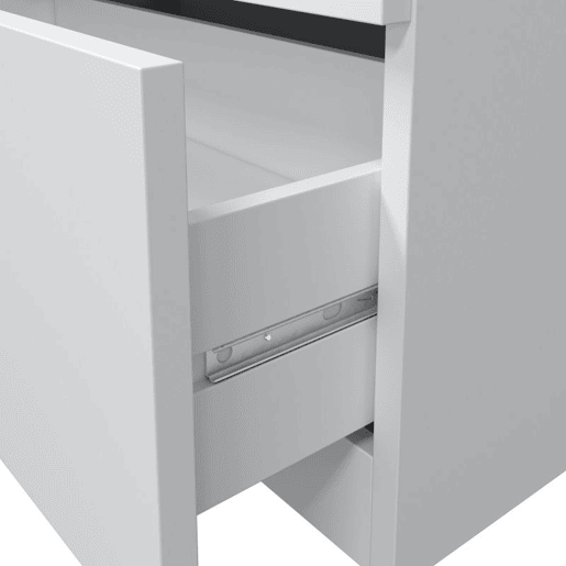 Cómoda 3 gavetas aglomerado branco 80x70x38cm Cómoda 3 gavetas aglomerado branco 80x70x38cm