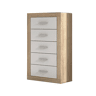 Chiffonier Lara Cambria - Branco 60 x 106,5 x 39,6 cm