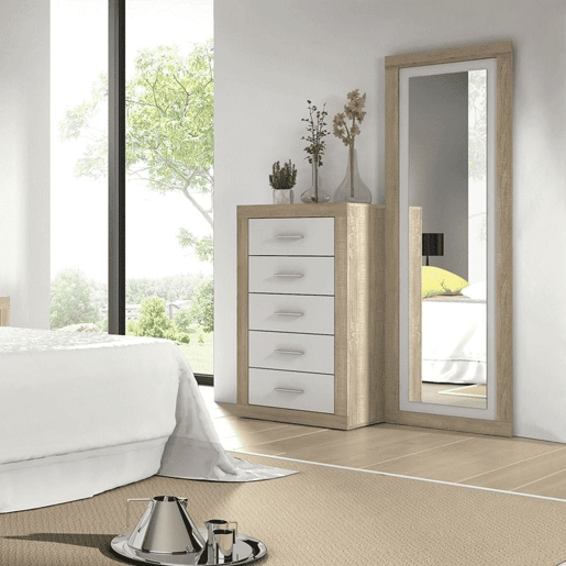 Chiffonier Lara Cambria - Branco 60 x 106,5 x 39,6 cm