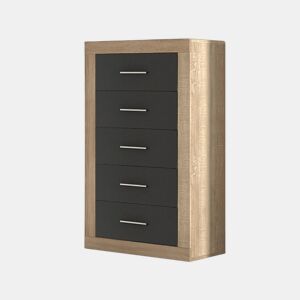 Chiffonier Lara Cambria - Grafite 60 x 106,5 x 39,6 cm
