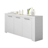 Aparador Ambit Artik White (Branco mate) 144 x 80 x 42cm cm