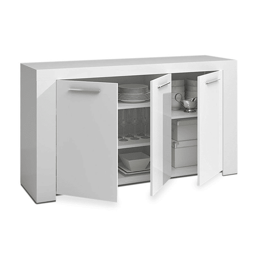 Aparador Ambit Artik White (Branco mate) 144 x 80 x 42cm cm Aparador Ambit Artik White (Branco mate) 144 x 80 x 42cm cm