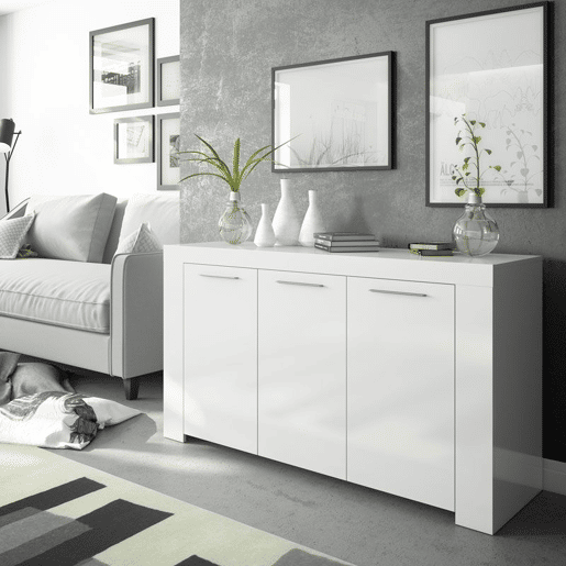 Aparador Ambit Artik White (Branco mate) 144 x 80 x 42cm cm Aparador Ambit Artik White (Branco mate) 144 x 80 x 42cm cm