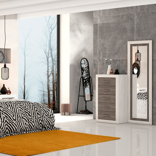 Chiffonier Lara Pinho Andersen - Cinzento 60 x 106,5 x 39,6 cm