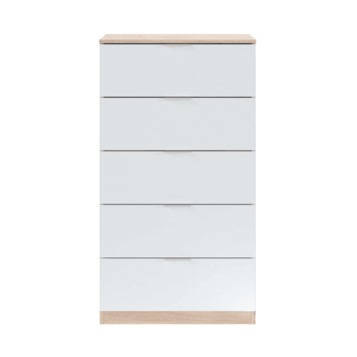Cómoda Luca Artik White (Branco mate) - Carvalho canadiano 60 x 110 x 40 cm Cómoda Luca Artik White (Branco mate) - Carvalho canadiano 60 x 110 x 40 cm