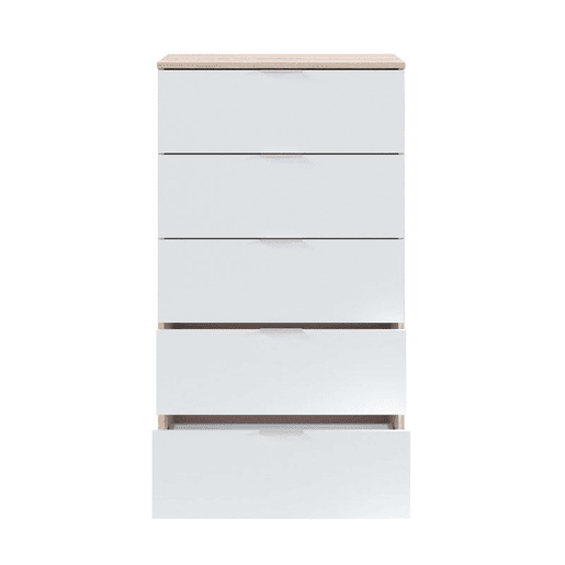 Cómoda Luca Artik White (Branco mate) - Carvalho canadiano 60 x 110 x 40 cm Cómoda Luca Artik White (Branco mate) - Carvalho canadiano 60 x 110 x 40 cm