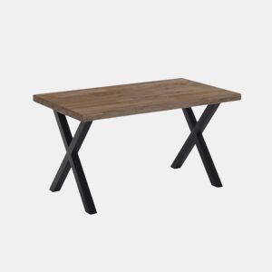 Mesa de jantar X-Loft 140 Carvalho boreal - Preto 140x80 cm