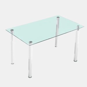 Mesa de jantar Yuri Branco 140 x 75 x 80 cm