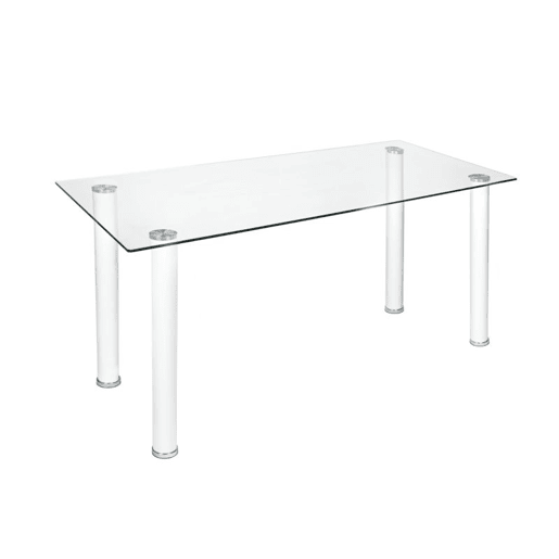 Mesa de jantar Yuri Branco 140 x 75 x 80 cm
