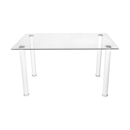 Mesa de jantar Yuri Branco 140 x 75 x 80 cm