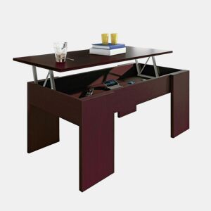Mesa de centro elevável Gala Wengue 90 x 43,5 x 50 cm