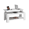 Mesa de centro elevatória Ambit Artik White (Branco mate) 100 x 43u201354 x 50cm cm