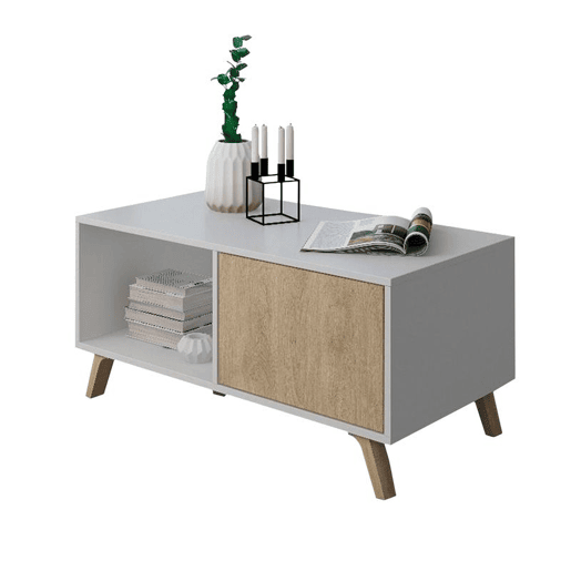 Mesa de centro de vento Branco - Puccini 91,5 x 45 x 49,6 cm
