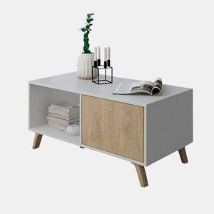 Mesa de centro de vento Branco - Puccini 91,5 x 45 x 49,6 cm