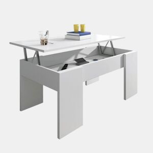 Mesa de centro elevável Gala Branco 90 x 43,5 x 50 cm