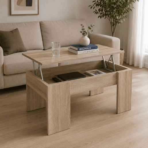 Mesa de centro elevável Gala Cambria 90 x 43,5 x 50 cm