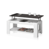 Mesa de centro elevatória Ambit Artik Branco (Branco mate) - Ferrugem 100 x 43u201354 x 50cm cm
