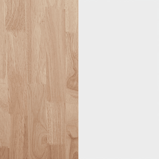 Mesa de centro elevatória Loft Carvalho selvagem - Branco 120 x 47,5 x 60 cm