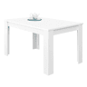 Mesa de jantar extensível Kendra 140 Artik White (Branco mate) 140u2013190 x 78 x 90cm cm