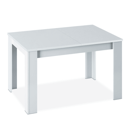 Mesa de jantar extensível Kendra 140 Artik White (Branco mate) 140u2013190 x 78 x 90cm cm