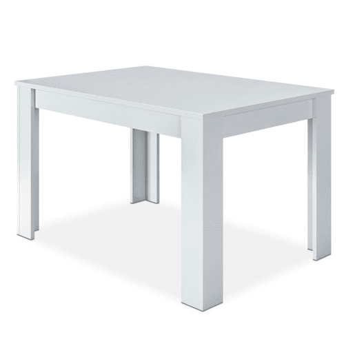 Mesa de jantar extensível Kendra 140 Artik White (Branco mate) 140u2013190 x 78 x 90cm cm