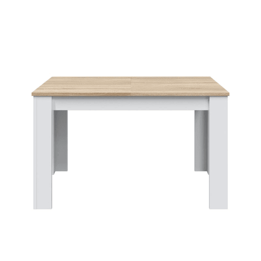 Mesa de jantar extensível Kendra 140 Artik White (Branco mate) - Carvalho canadiano 140u2013190 x 78 x 90cm cm