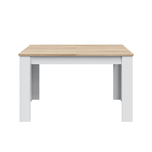 Mesa de jantar extensível Kendra 140 Artik White (Branco mate) - Carvalho canadiano 140u2013190 x 78 x 90cm cm