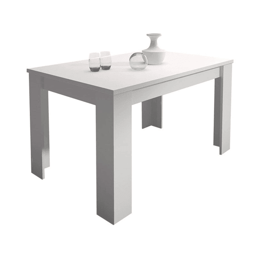 Mesa de jantar extensível Corfu Branco 138 x 76 x 88 cm