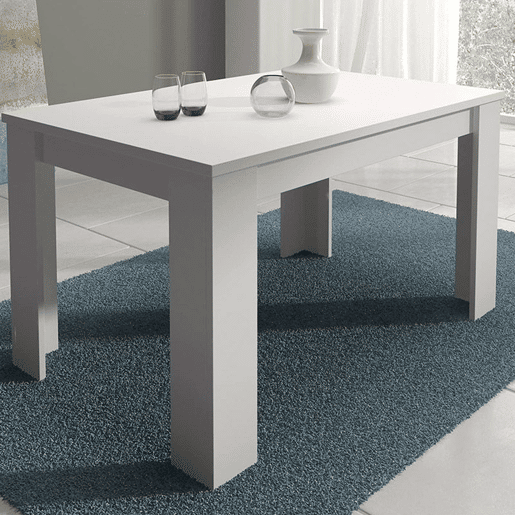 Mesa de jantar extensível Corfu Branco 138 x 76 x 88 cm