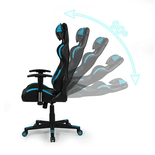 Cadeira de jogos Silverstone Preto - Silverstone Turquoise 67 x 124 x 68 cm