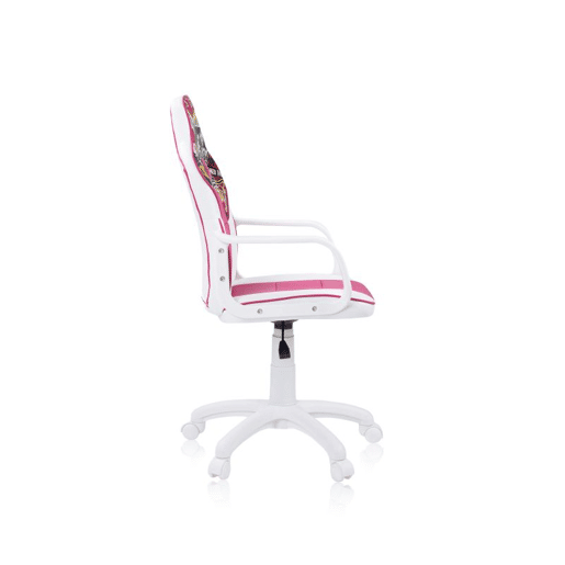 Cadeira para jogos DRW Autocolante - Branco - Rosa DRW 46,5 x 98-108 x 46cm cm