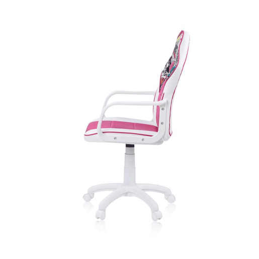 Cadeira para jogos DRW Autocolante - Branco - Rosa DRW 46,5 x 98-108 x 46cm cm