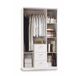 Armario Ward 3 puertas Armario Ward 3 puertas Blanco