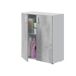 Armario Multiusos 2 puertas bajo Armario Multiusos 2 puertas bajo Blanco/ Gris
