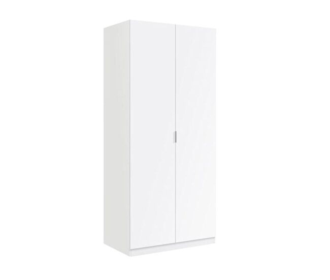 Armario aglomerado blanco 180x81,5x52cm