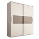 Armario 2 puertas correderas Uniq 180 Armario 2 puertas correderas Uniq 180 Blanco/ Gris